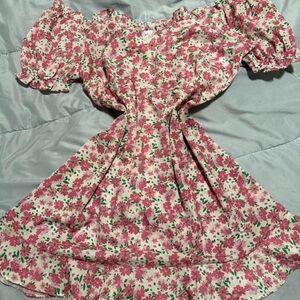 Floral Off-Shoulder Dress